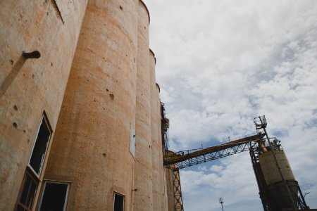 Views in June of 2019 of Sinjar's ruined silo, destroyed during the war with the Islamic State 01