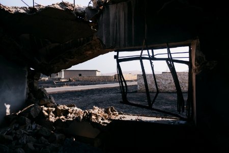 Views of the burned-out aftermath in Hardan village in Sinjar 42