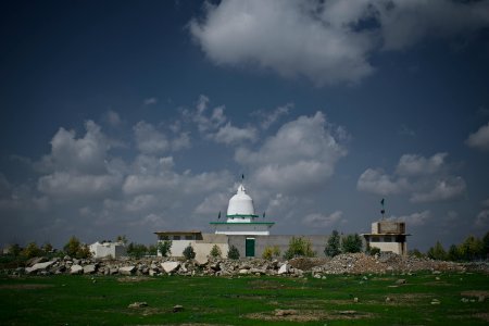 Views of the cemetery, auxiliary shrines, and main shrine oh Shah Hayas in the Kakaii village Wardik 16