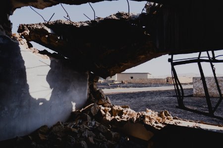 Views of the burned-out aftermath in Hardan village in Sinjar 41