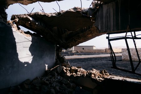 Views of the burned-out aftermath in Hardan village in Sinjar 40