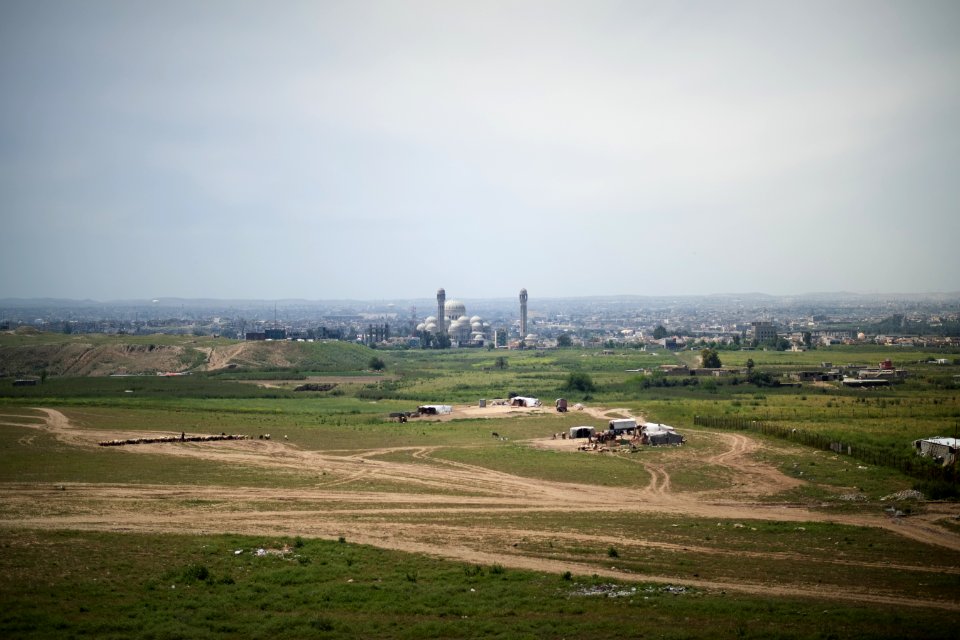 Views of the archaeological site of Nineveh in modern-day Mosul, currently occupied by squatters 01