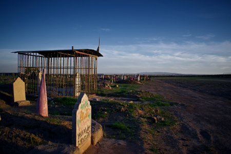 Views of the cemeter around the Kakaii shrines and cemetery at Wardik, near Hamdaniyah, now administered in Erbil Governorate 07