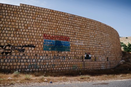 Views in June of 2019 of the 'lofa' road up to the top of Shingal Mountain 02