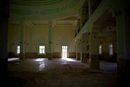 Views of the abandoned resort development behind Bekhma Dam 17