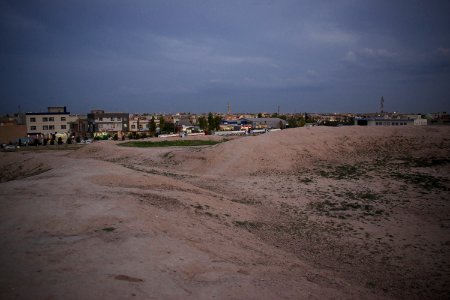 Views of pottery sherds, previous excavation sites, and the mound itself at 'Kelik Mishik' archaeological mound in Erbil 23