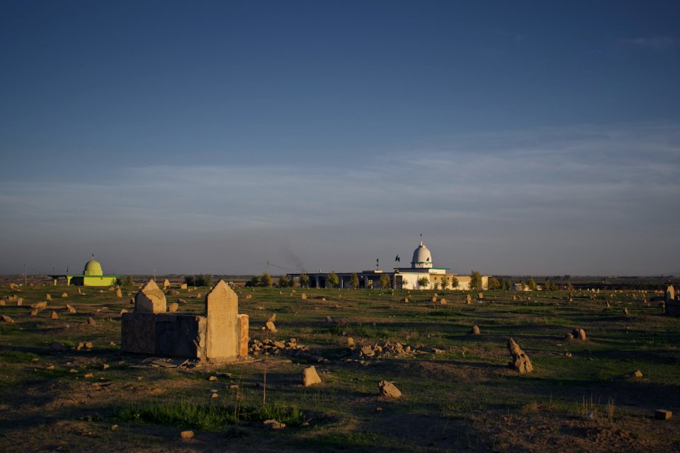 Views of the cemeter around the Kakaii shrines and cemetery at Wardik, near Hamdaniyah, now administered in Erbil Governorate 10