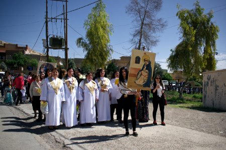 Views of the 2018 Palm Sunday festival in the Chaldean Catholic town of alQosh 36