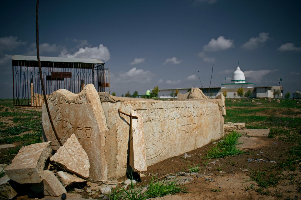 Views of the cemetery, auxiliary shrines, and main shrine oh Shah Hayas in the Kakaii village Wardik 14