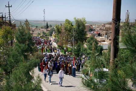 Views of the 2018 Palm Sunday festival in the Chaldean Catholic town of alQosh 24