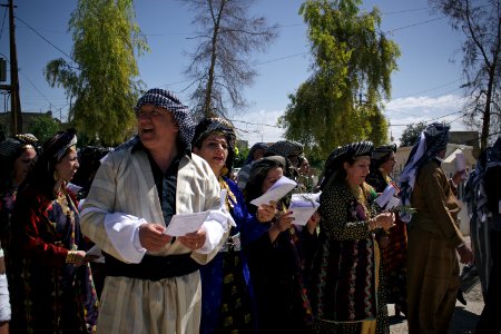 Views of the 2018 Palm Sunday festival in the Chaldean Catholic town of alQosh 38
