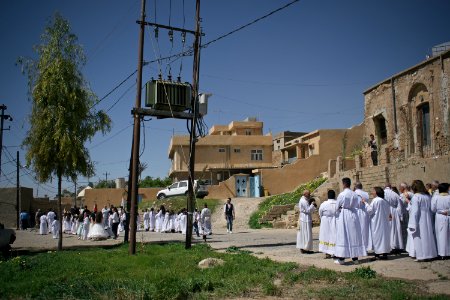 Views of the 2018 Palm Sunday festival in the Chaldean Catholic town of alQosh 30