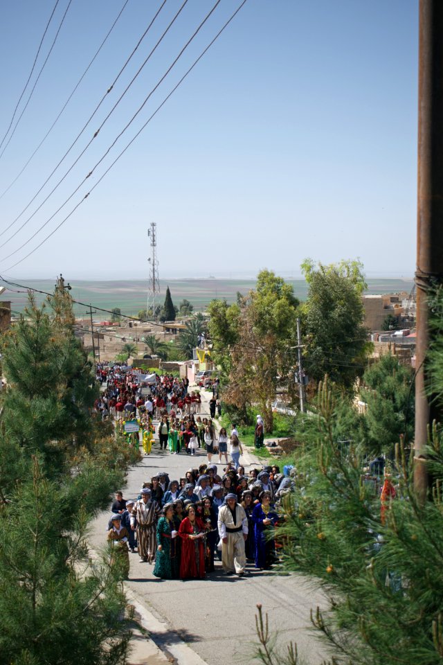 Views of the 2018 Palm Sunday festival in the Chaldean Catholic town of alQosh 25