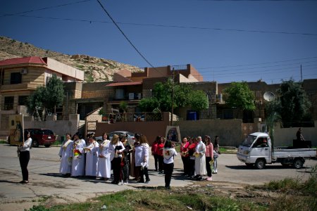 Views of the 2018 Palm Sunday festival in the Chaldean Catholic town of alQosh 31