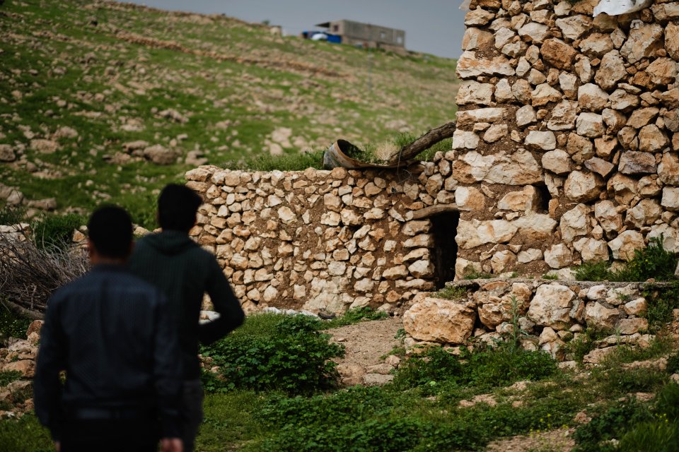Views of the area surrounding "Makan Shekh Adi" near Sardashte Camp atop Shingal mountain 07