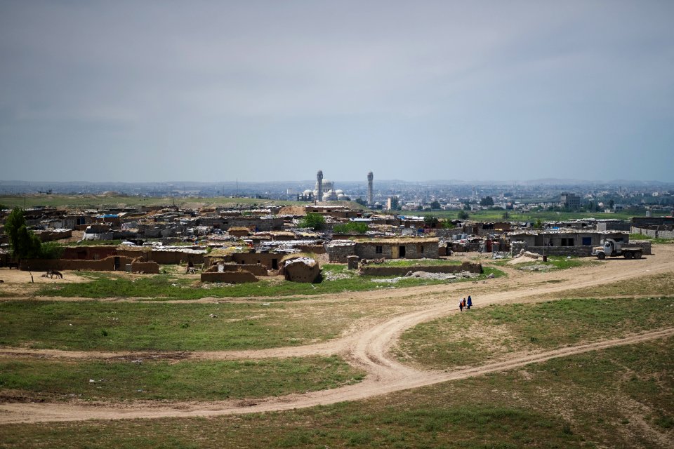 Views of the archaeological site of Nineveh in modern-day Mosul, currently occupied by squatters 06