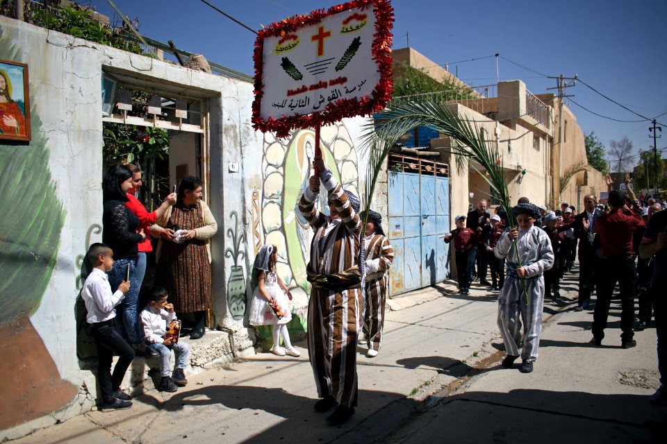 Views of the 2018 Palm Sunday festival in the Chaldean Catholic town of alQosh 48