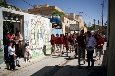 Views of the 2018 Palm Sunday festival in the Chaldean Catholic town of alQosh 46