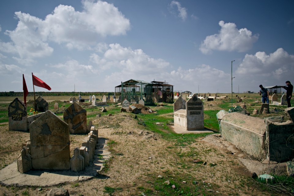Views of the cemetery, auxiliary shrines, and main shrine oh Shah Hayas in the Kakaii village Wardik 24