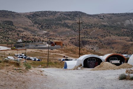 Views in June of 2019 around the Ezidi shrine of Shebl Qasim atop Shingal mountain 01