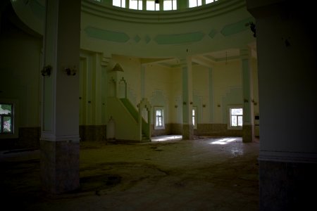Views of the abandoned resort development behind Bekhma Dam 13
