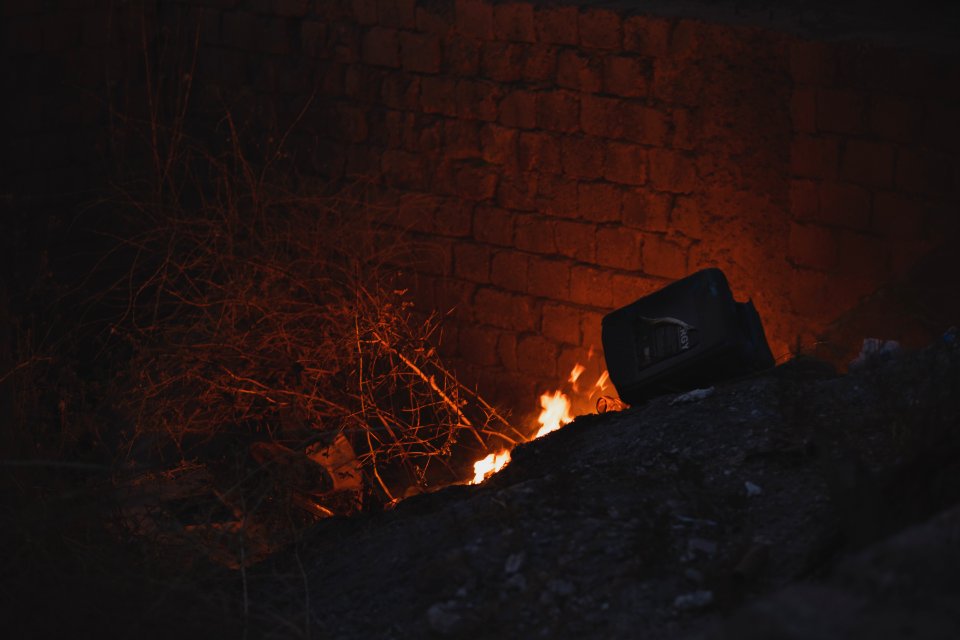 Views in June of 2019 around the town of Sinjar, in the heavily ruined city center 12