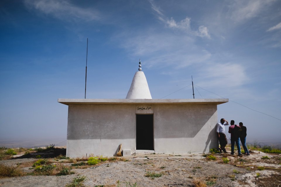 Views in June of 2019 around the Ezidi shrine of Chil Mera on Shingal Mountain 01