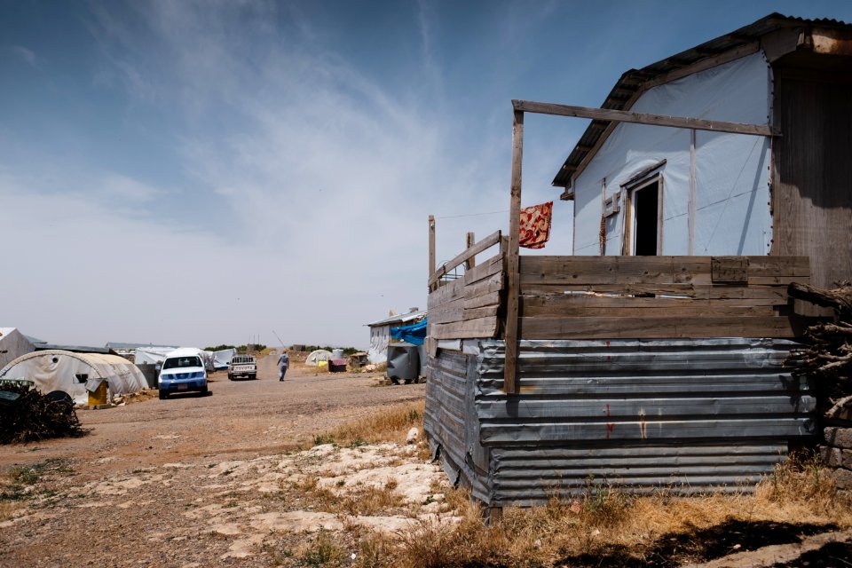 Views in June of 2019 around the Ezidi shrine of Chil Mera on Shingal Mountain 02