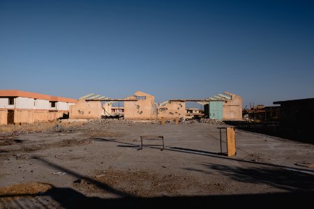 Views in July of 2019 of ruins around the city center of Shingal, following the war with the Islamic State 06