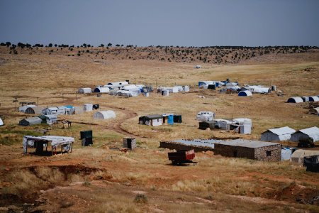 Views in June of 2019 around Sardashte Camp for displaced Ezidis, at the top of Shingal mountain 06