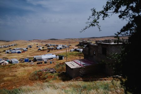 Views in June of 2019 around Sardashte Camp for displaced Ezidis at the top of Shingal Mountain 09