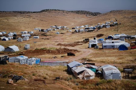 Views in June of 2019 around Sardashte Camp for displaced Ezidis, at the top of Shingal mountain 08
