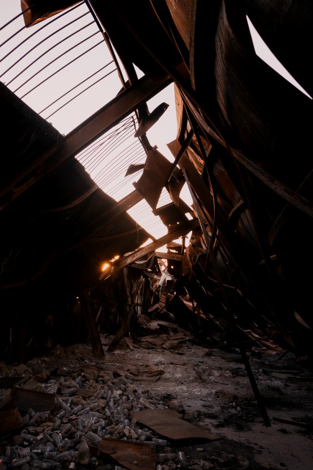 Views in July of 2019 of ruins around the city center of Shingal, following the war with the Islamic State 08