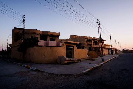 Views in July of 2019 of ruins around the city center of Shingal, following the war with the Islamic State 21