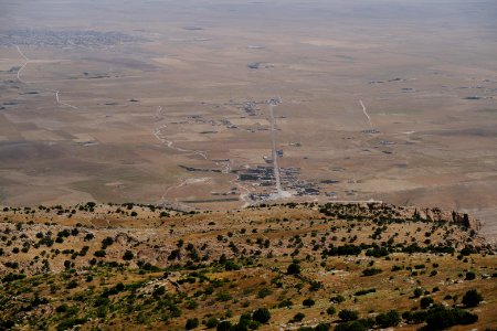 Views in June of 2019 of the north side of Sinjar mountain, as seen from the Ezidi shrine of Chil Mera 14