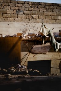 Views in June of 2019 of ruined buildings in the old neighborhood of Shingal (Sinjar) 16