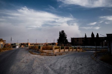 Views in June of 2019 of ruined buildings around the center of Shingal (Sinjar) town 50