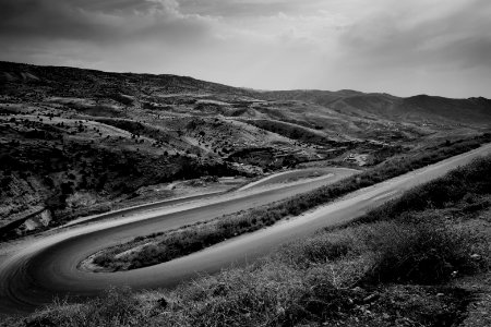 Views in June of 2019 of the road to the tobacco fields at the top of Shingal Mountain 11