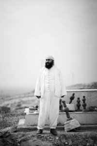 Views in May 2019 at the reconstruction of the Ezidi Shrine of Maawi overlooking Shingal, following the shrine's destruction by the Islamic State 29