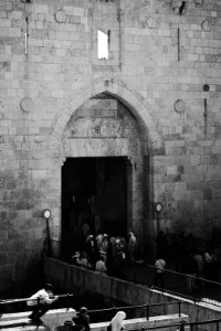 Views in October of 2019 at the Damascus Gate of the Old City of Jerusalem 06