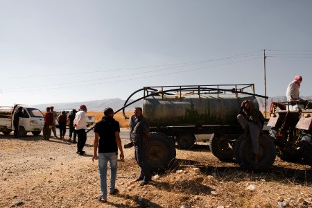 Views of the field fires in summer of 2019 that were sweeping across Sinjar (Shingal) 16