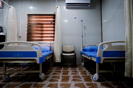 Views of the emergency room of the recently renovated hospital in April of 2019 the city center of Shingal 05