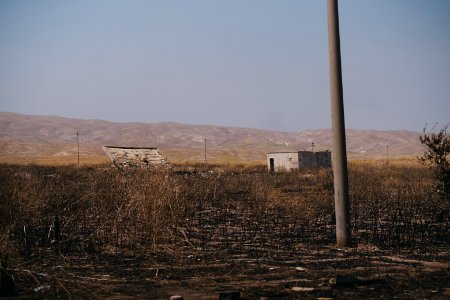 Views of the field fires in Sinjar in summer of 2019, and their aftermath 26