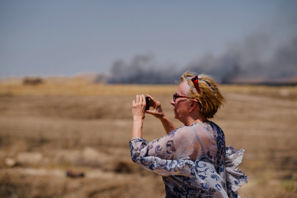 Views of the field fires in Sinjar in summer of 2019, and their aftermath 23