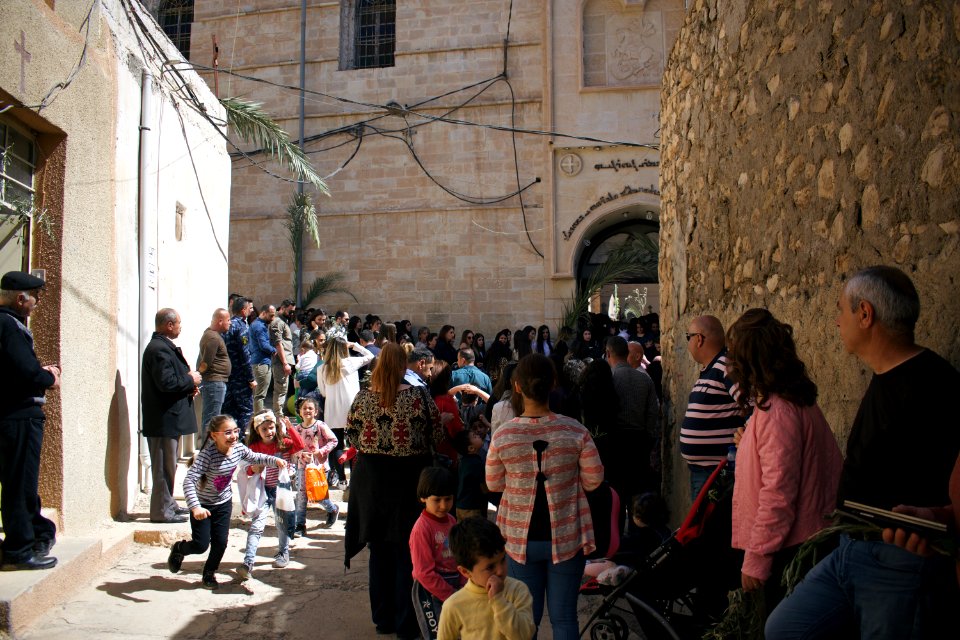 Views of the festival and parade for Palm Sunday in 2018 in the Chaldean Catholic town of alQosh 12