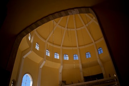 Views of an Armenian church being constructed at the outskirts of the Ankawa neigborhood in Erbil 16