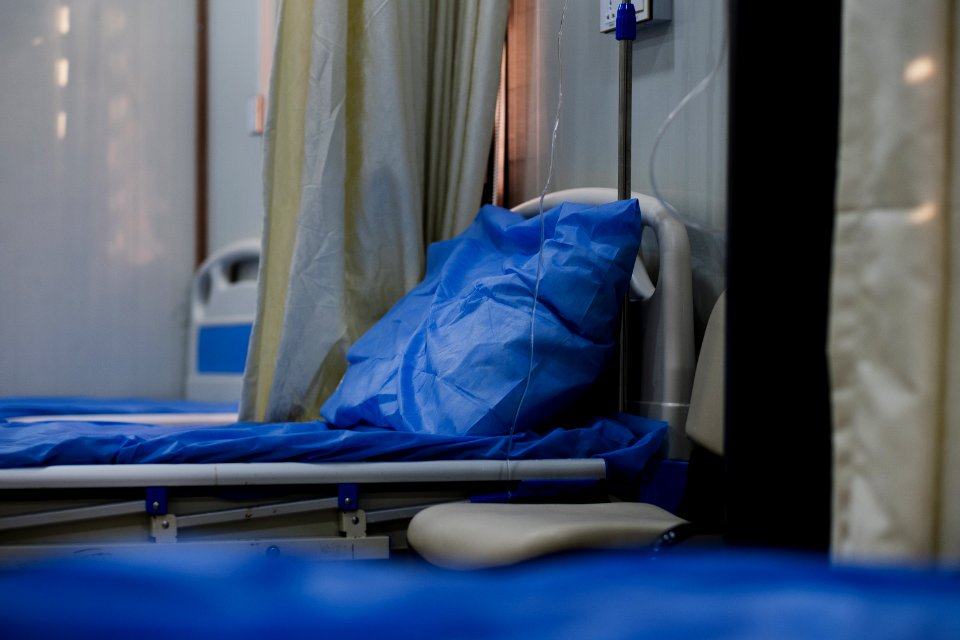 Views of the emergency room of the recently renovated hospital in April of 2019 the city center of Shingal 11