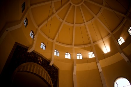 Views of an Armenian church being constructed at the outskirts of the Ankawa neigborhood in Erbil 20