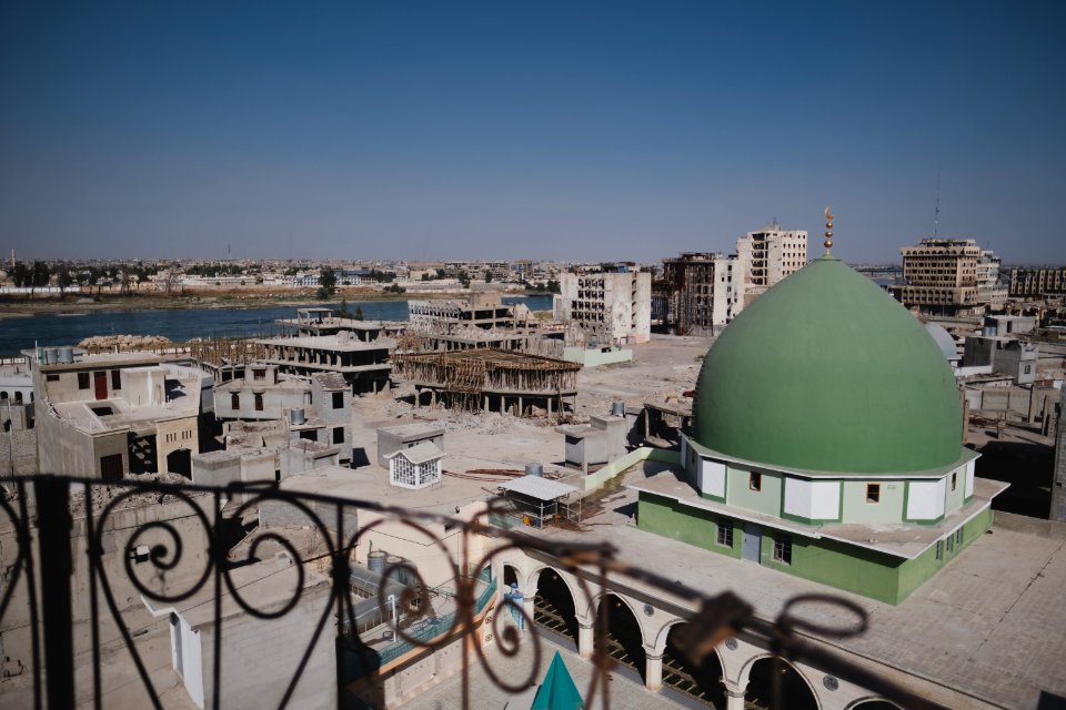Views of Pasha Mosque in the old city of Mosul in the summer of 2019, after war with the Islamic State 32