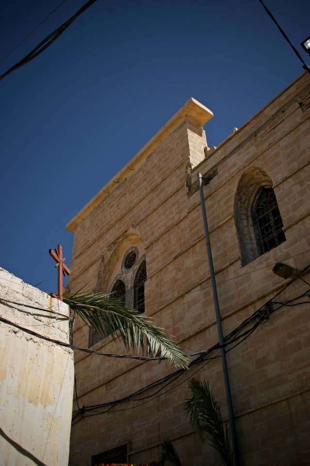 Views of the festival and parade for Palm Sunday in 2018 in the Chaldean Catholic town of alQosh 07